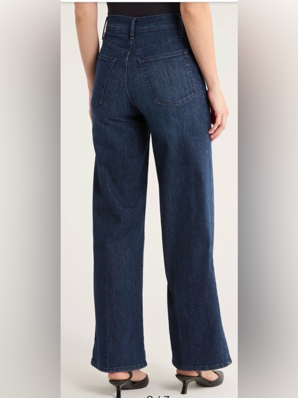 Frame Le Slim Palazzo High Waist Wide Leg Jeans, size 26, NWT - Picture 2 of 10
